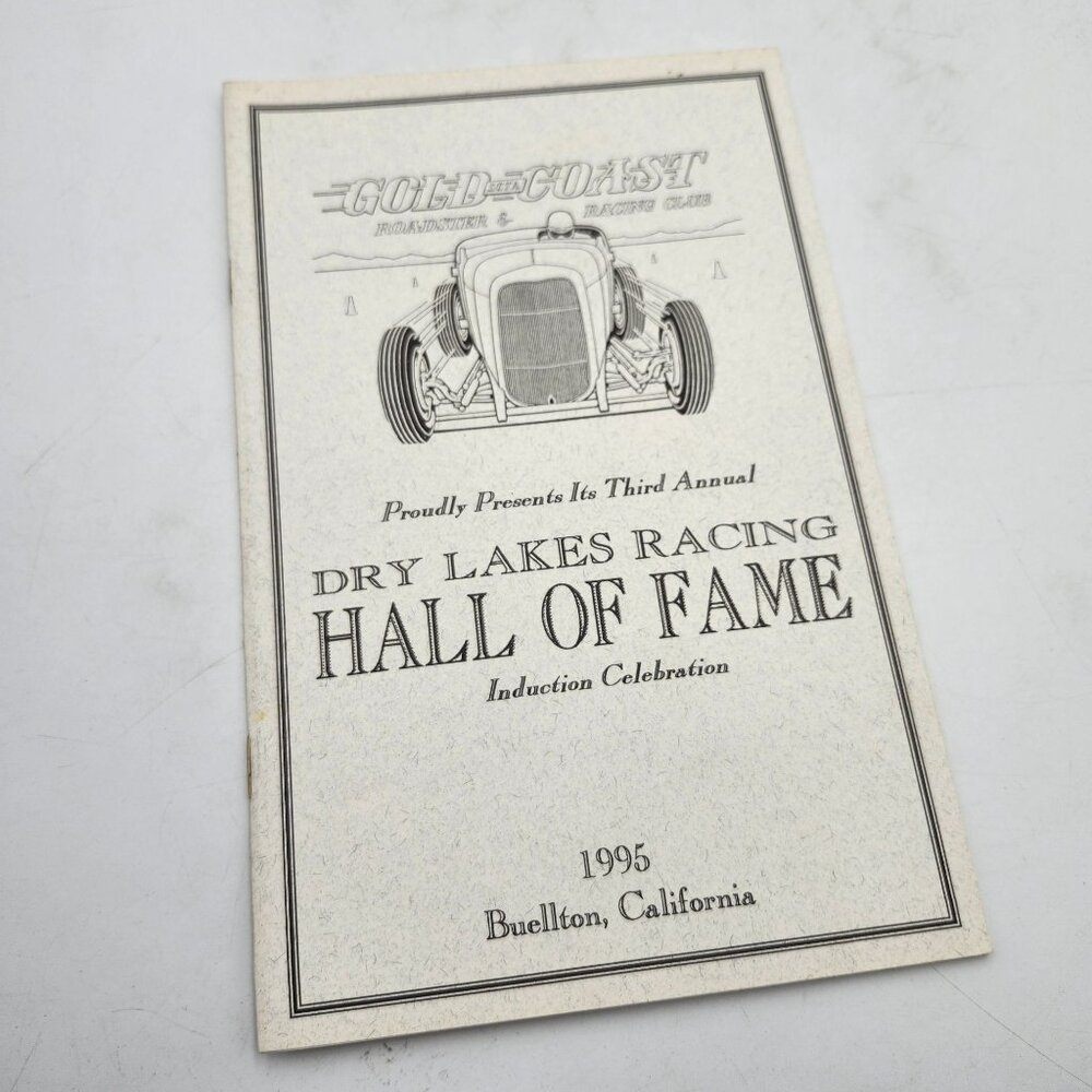 Dry Lakes Racing Hall Of Fame 1995 Inductions Program Booklet El Mirage a